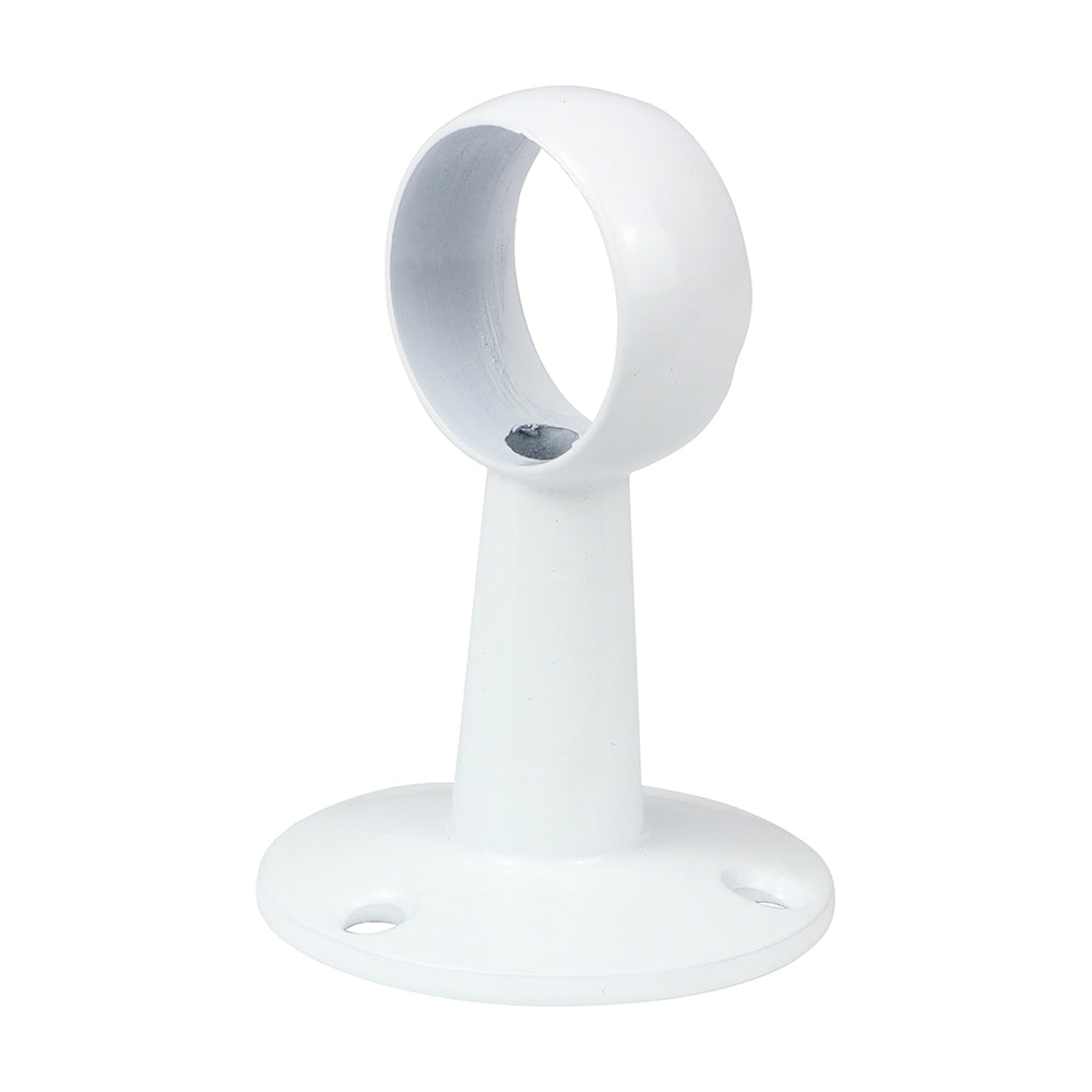 Centre Bracket - For Round Tube - White | 25mm | Tub | 1 Each | 204166 product image