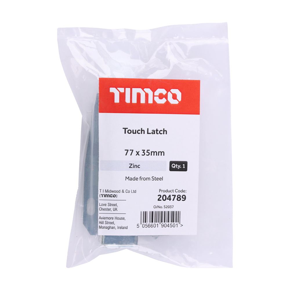 Touch Latch - Zinc | 77 x 35 | Bag additional image 2
