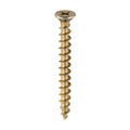 Window Fabrication Screws - Countersunk with Ribs - PH - Single Thread - Gimlet Point - Yellow | 4.3 x 40 product image
