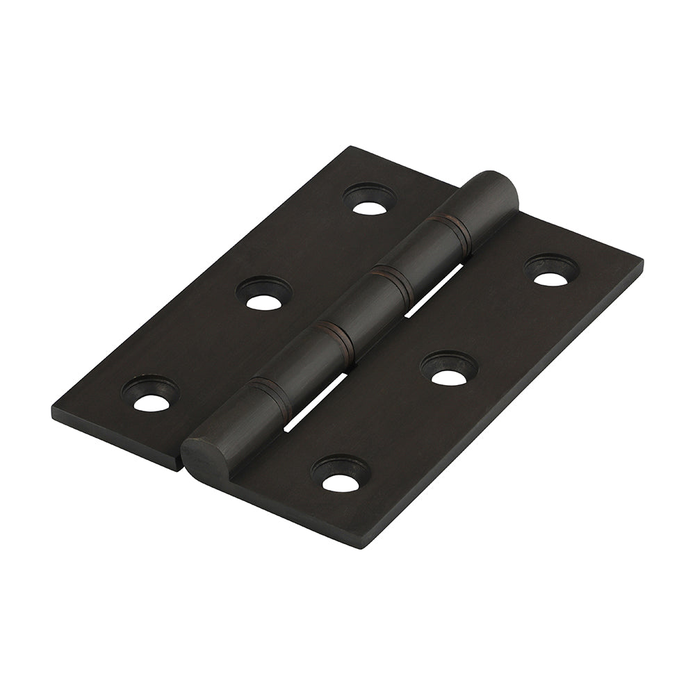 Double Phosphor Bronze Washered Butt Hinge - Solid Brass - Bronze | 76 x 50 product image