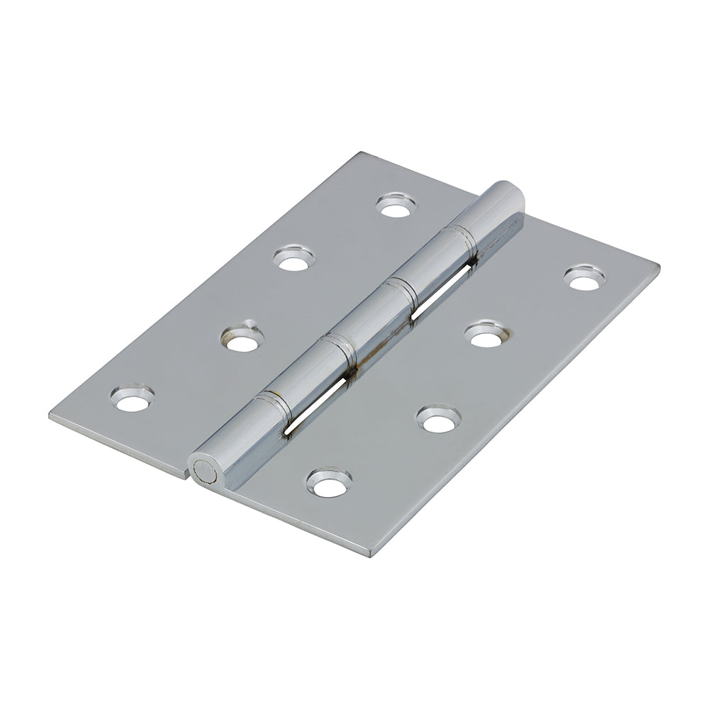 Double Steel Washered Butt Hinge - Solid Brass - Polished Chrome | 102 x 67 | Bag | 1 Pairs | 234129P product image