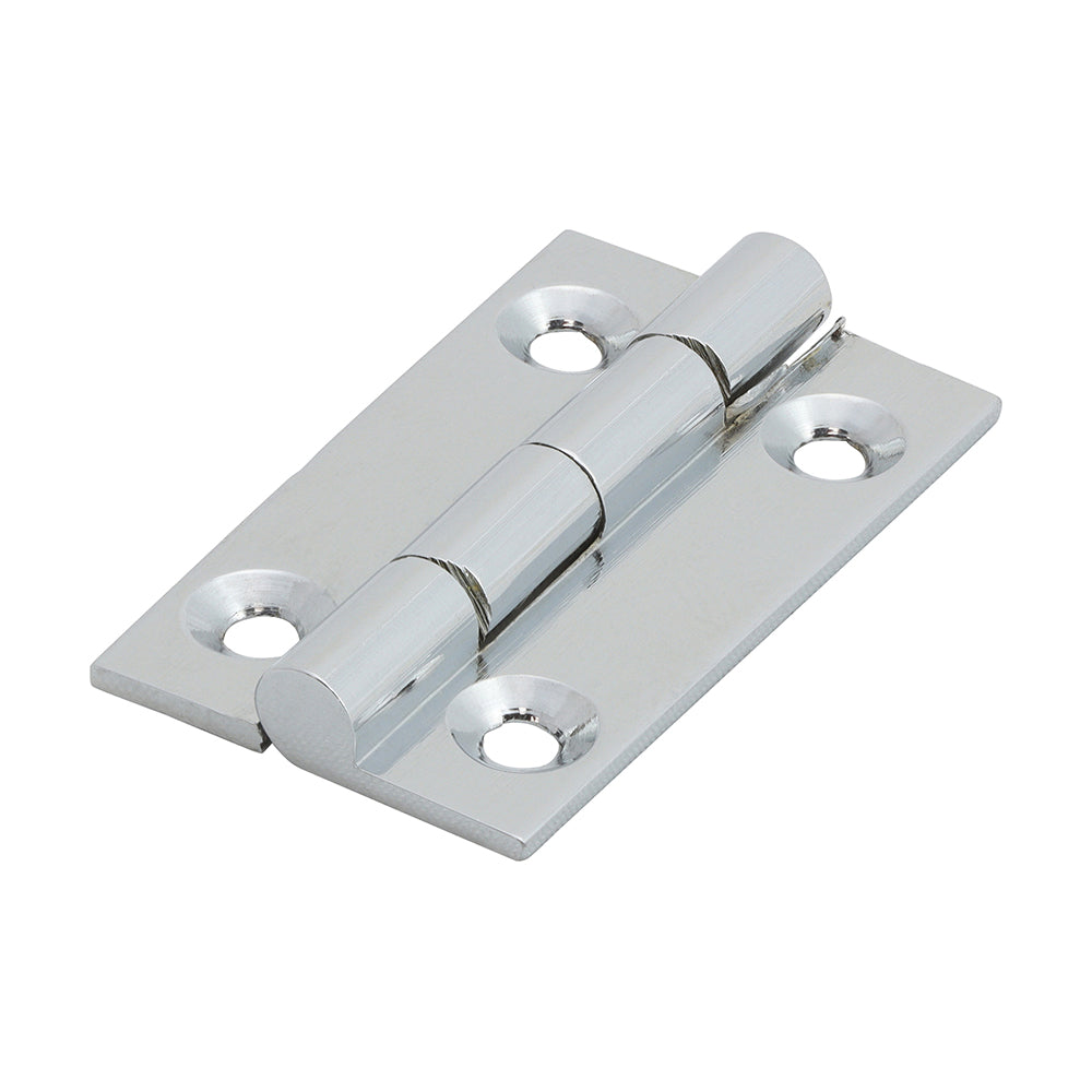 Solid Drawn Hinge - Solid Brass - Polished Chrome | 38 x 22 product image