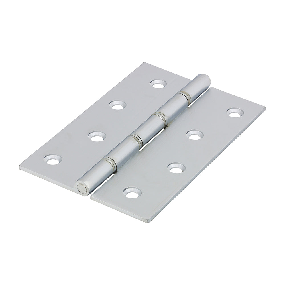 Double Steel Washered Butt Hinge - Solid Brass - Satin Chrome | 102 x 67 | Bag | 1 Pairs | 234684 product image