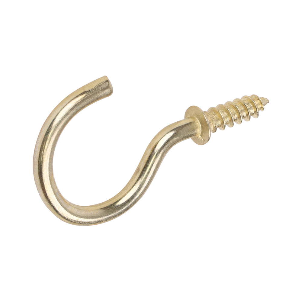 Cup Hooks - Round - Electro Brass | 25mm product image