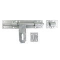 Heavy Cross Pattern Door Bolt - Hot Dipped Galvanised | 12" product image
