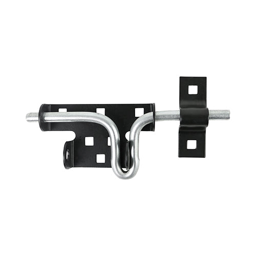 Slide Action Padbolt - Black | 7 5/16" | Bag | 1 Each | 287114 product image