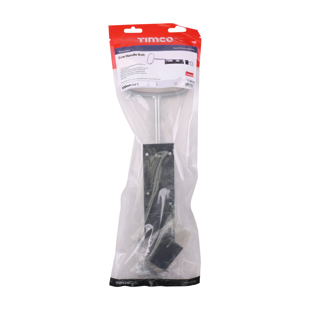 Bow Handle Bolt - Black | 12" | Bag | 1 Each | 287665 additional image 2