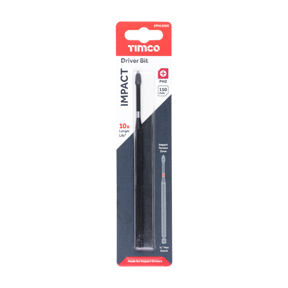 Impact Driver Bits - PH | No.2 x 150 additional image 2