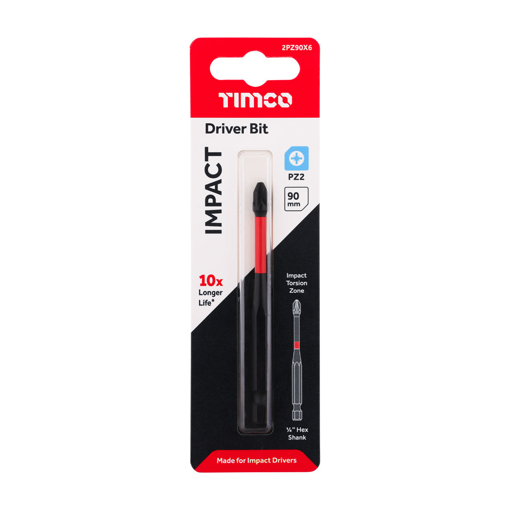 Impact Driver Bits - PZ | No.2 x 90 additional image 2