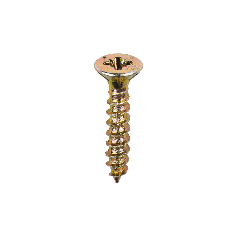 Velocity Premium Multi-Use Screws - PZ - Double Countersunk - Yellow | 3.0 x 16 product image