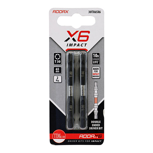 Impact Driver Bits - TX - Double Ended | TX30 x 65 additional image 2