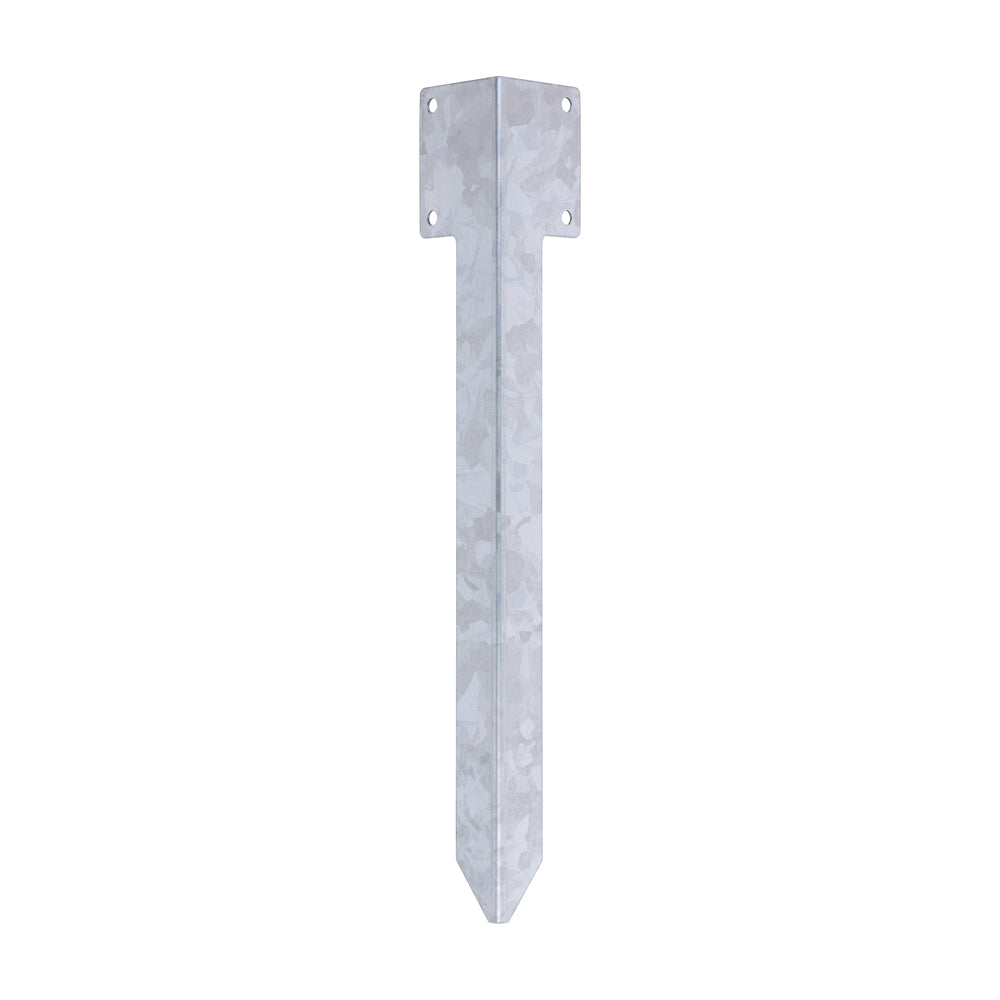Railway Sleeper Ground Spike - Corner - Galvanised Steel | 430mm additional image 3