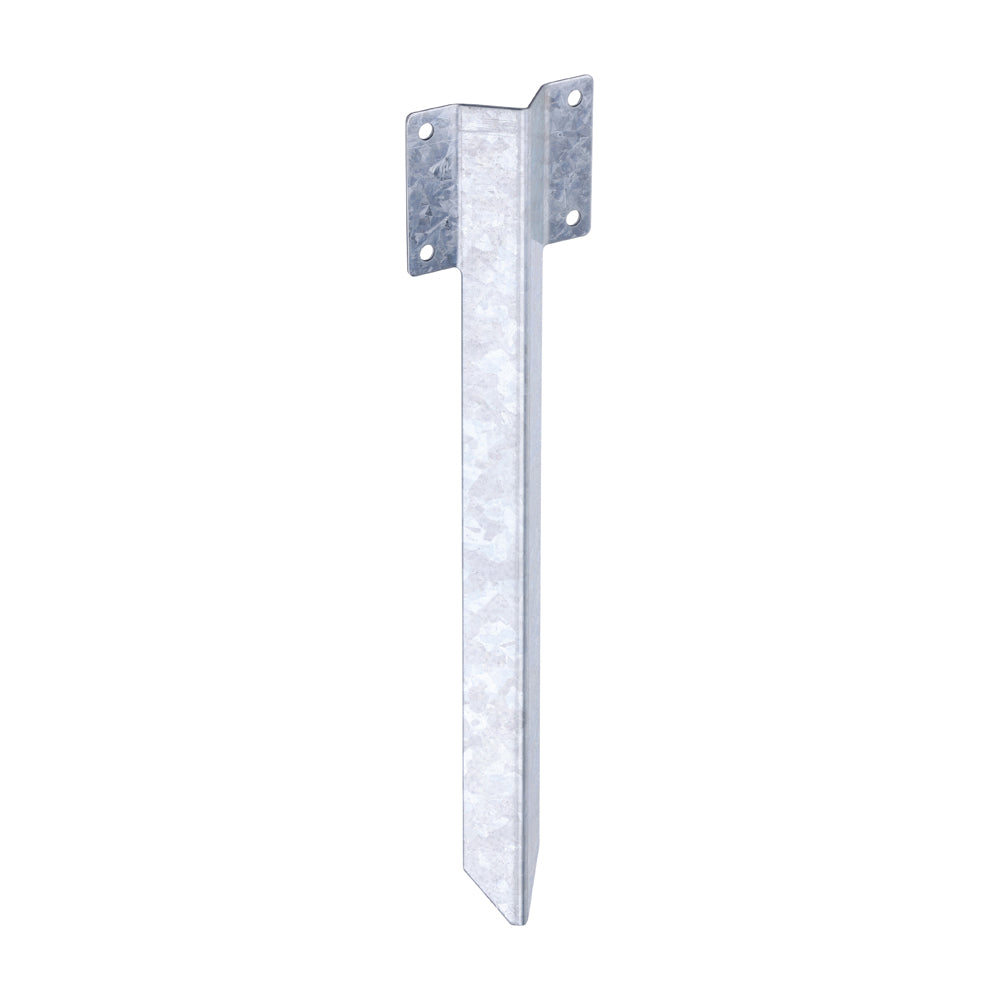 Railway Sleeper Ground Spike - Straight Edge - Galvanised Steel | 430mm product image