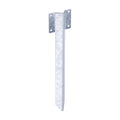 Railway Sleeper Ground Spike - Straight Edge - Galvanised Steel | 430mm product image