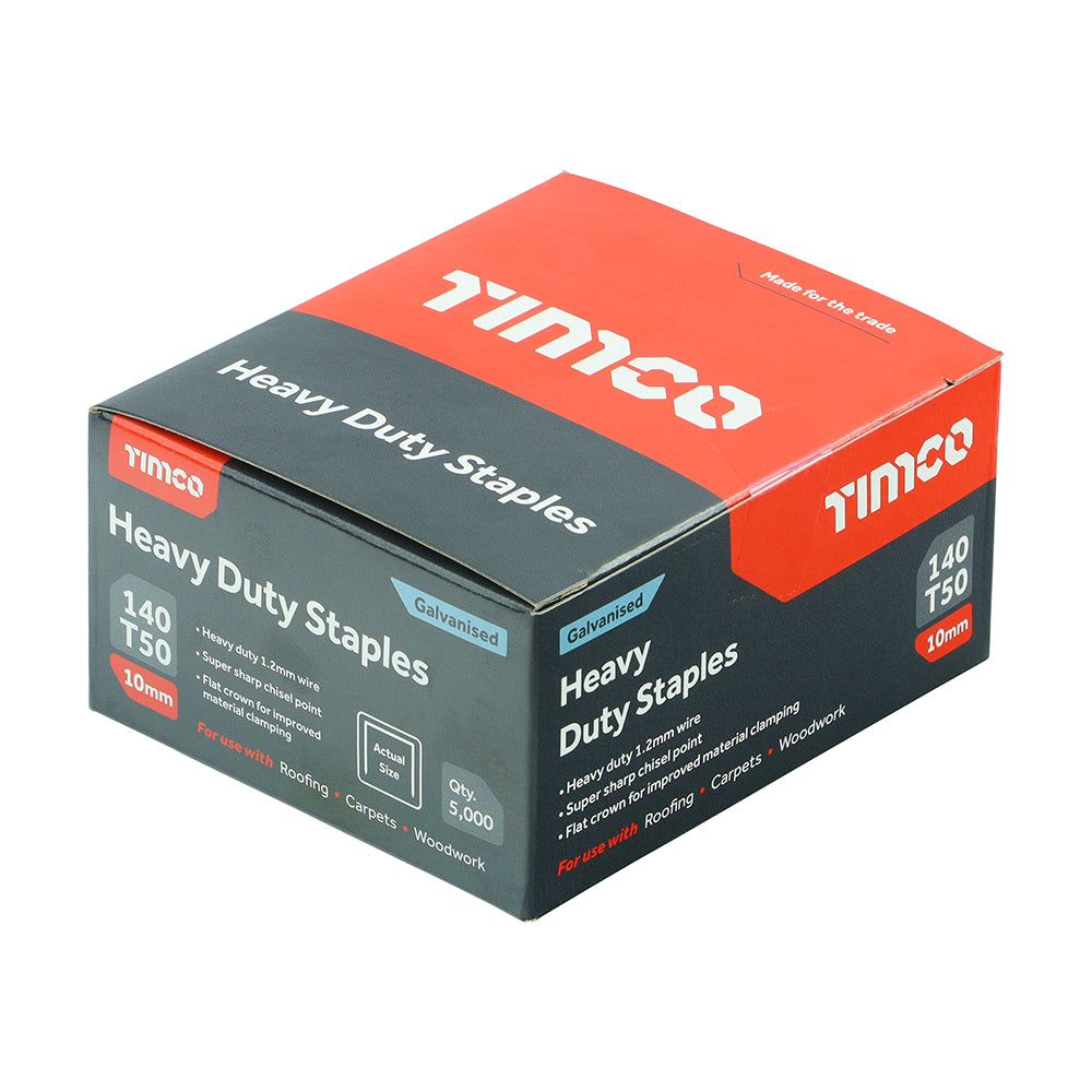Heavy Duty Staples - Chisel Point - Galvanised - Bulk Box | 10mm additional image 4