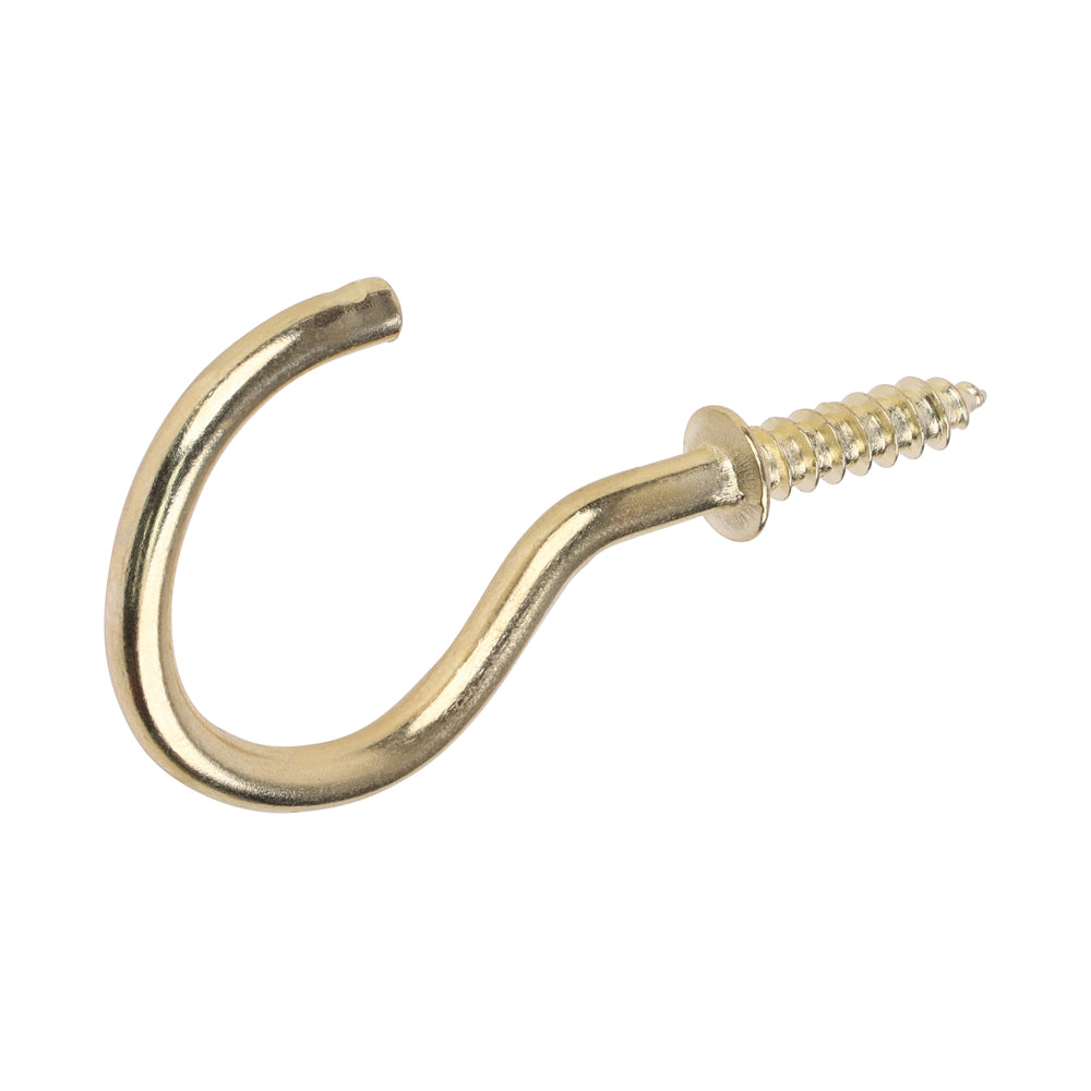 Cup Hooks - Round - Electro Brass | 38mm product image