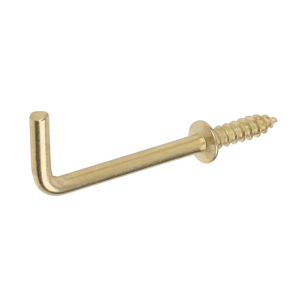 Cup Hooks - Square - Electro Brass | 38mm product image