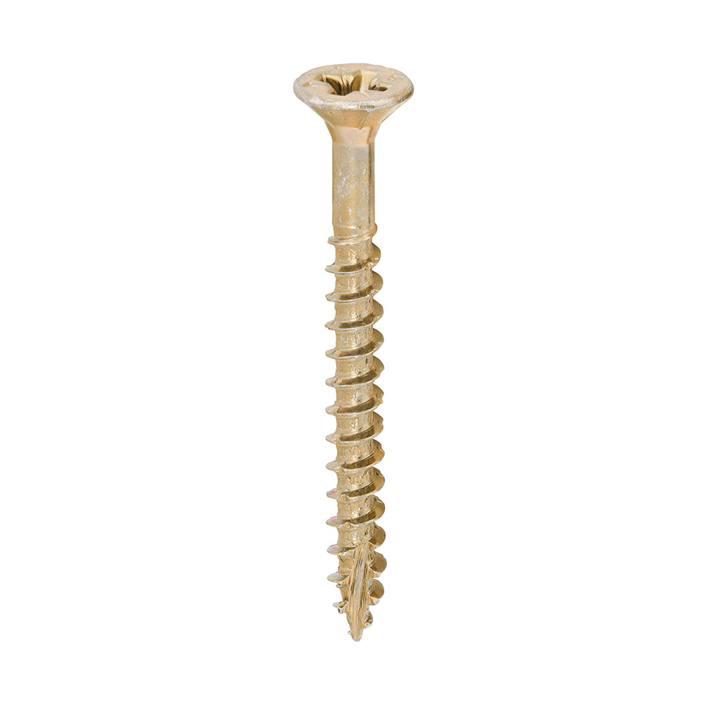 Velocity Premium Multi-Use Screws - PZ - Double Countersunk - Yellow | 4.0 x 40 | Industrial Pack additional image 2