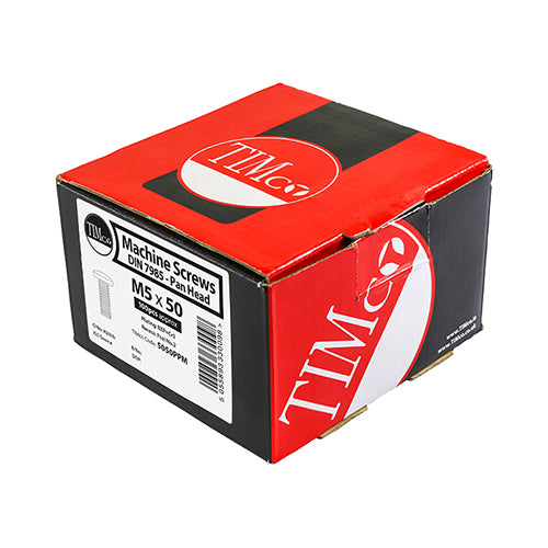 Metric Threaded Machine Screws - PZ - Pan Head - Zinc | M4 x 80 additional image 2