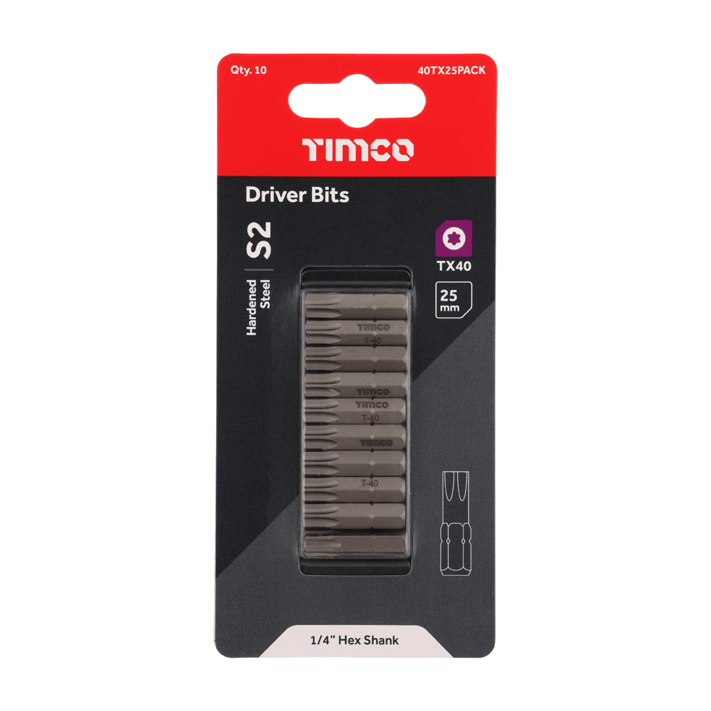 S2 Driver Bits - TX | TX40 x 25 additional image 2