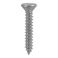 Metal Tapping Screws - PZ - Countersunk - Self-Tapping - A2 Stainless Steel | 4.2 x 38 product image