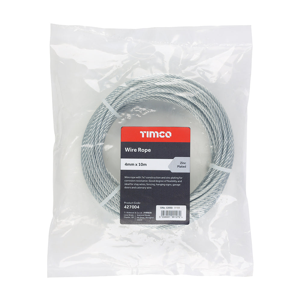Wire Rope - Zinc | 4mm x 10m additional image 2
