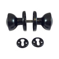 Plastic Rim / Mortice Knob Set - Black | 50mm | Bag | 1 Pairs | 427212 product image