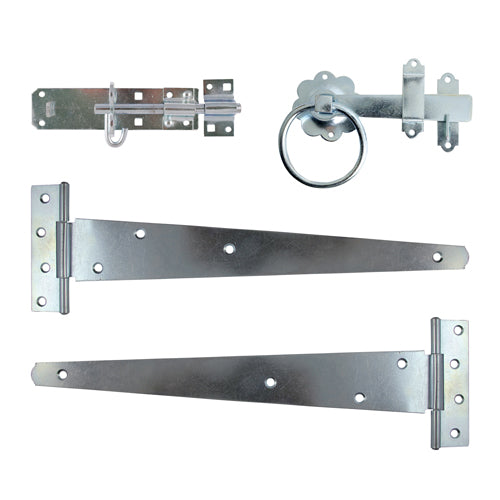 Side Gate Kit - Ring Latch - Zinc | 18" product image
