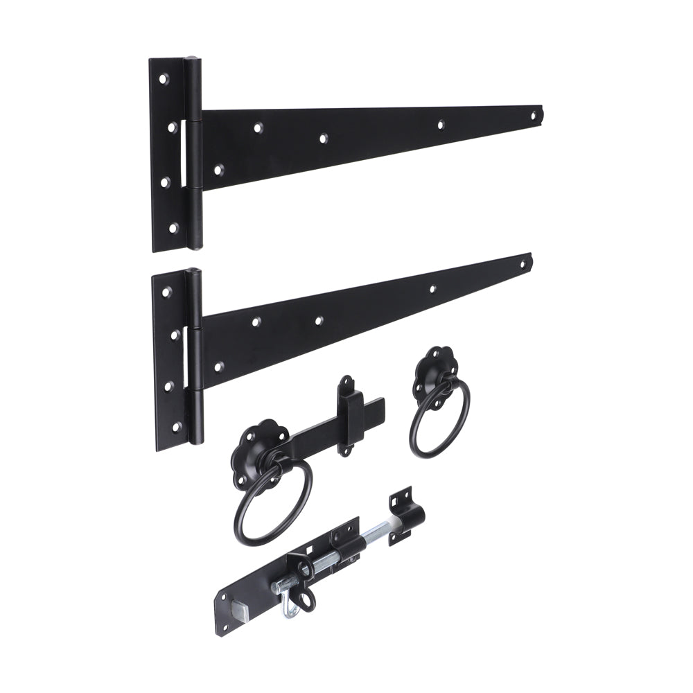Side Gate Kit - Ring Latch - Black | 18" product image