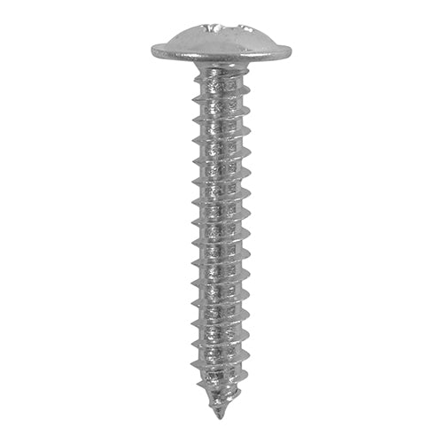 Metal Tapping Screws - PZ - Flange - Self-Tapping - A2 Stainless Steel | 4.2 x 9.5 product image