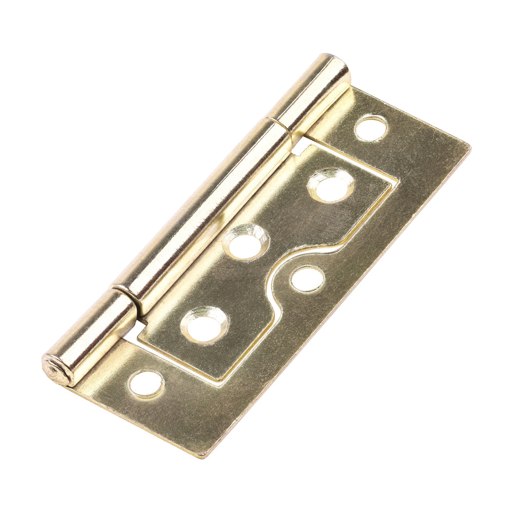 Flush Hinge (105) - Electro Brass | 75 x 51 | TIMpac product image