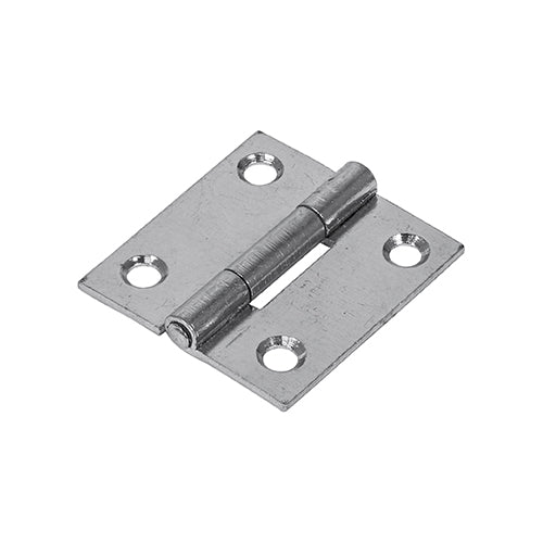 Plain Butt Hinge - Fixed Pin (1838) - Zinc | 38 x 34 | Bag product image