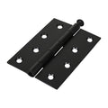 Plain Butt Hinge - Loose Pin (1840) - Black | 100 x 71 product image