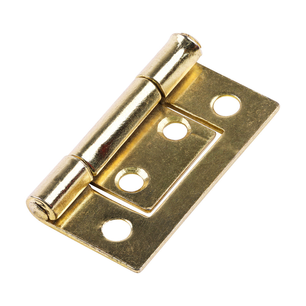 Flush Hinge (105) - Electro Brass | 38 x 28 | TIMpac product image