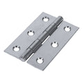Plain Butt Hinge - Fixed Pin (1838) - Zinc | 75 x 50 | TIMpac product image