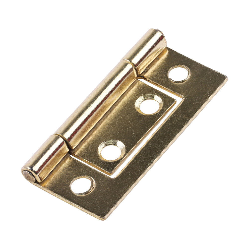 Flush Hinge (105) - Electro Brass | 50 x 38.5 | TIMpac product image