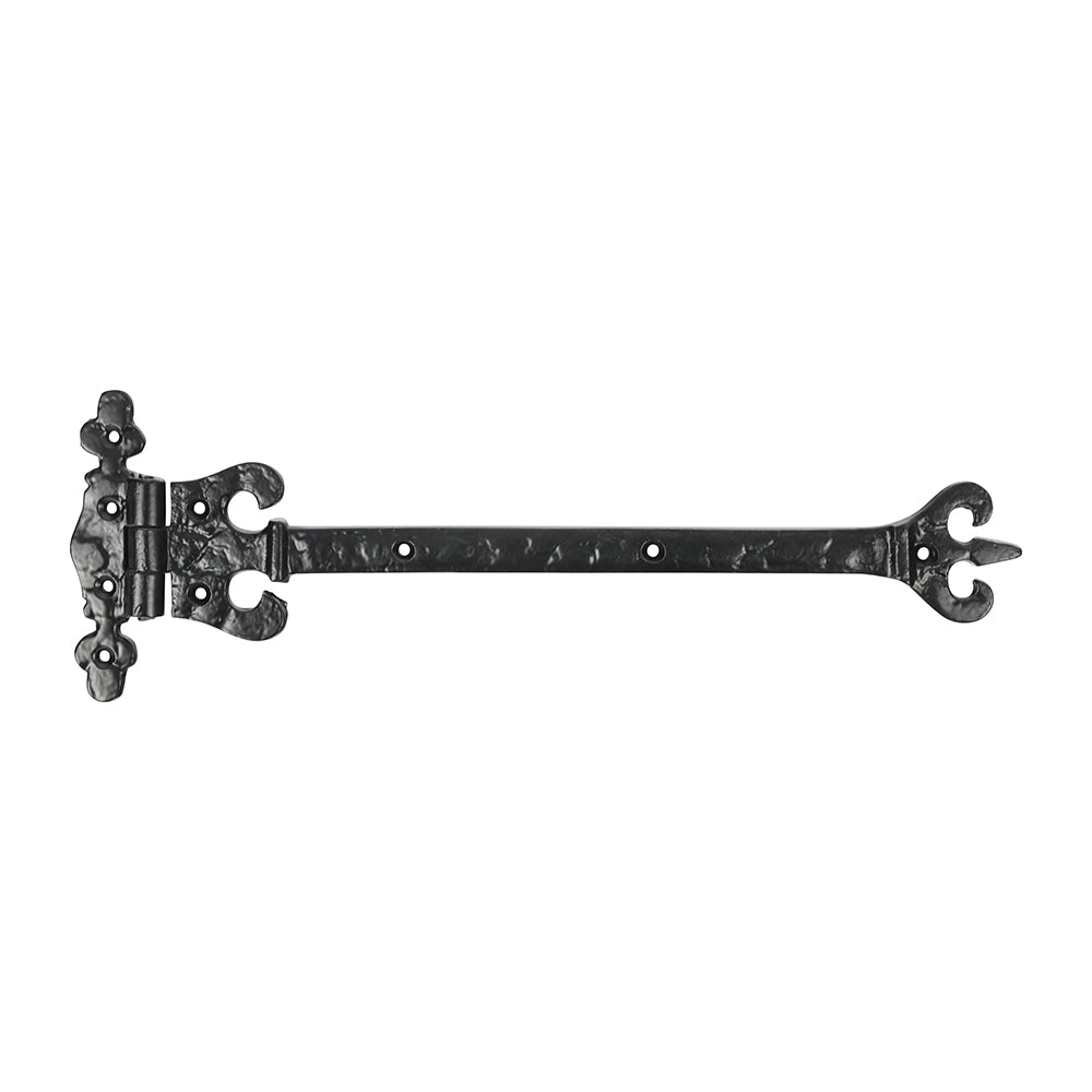 Pair of Crown / Coronet Hinges - Antique Black | 317mm product image