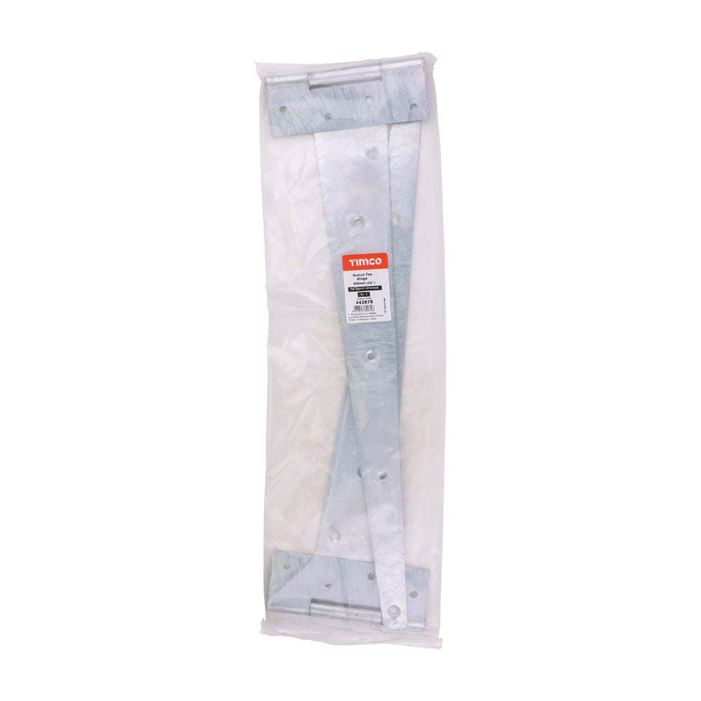 Pair of Scotch Tee Hinges - Hot Dipped Galvanised | 24" | Bag | 1 Pairs | 442878 additional image 2