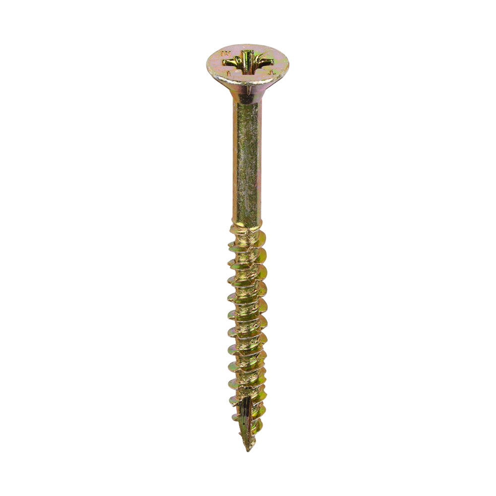 Velocity Premium Multi-Use Screws - PZ - Double Countersunk - Yellow | 4.5 x 50 product image