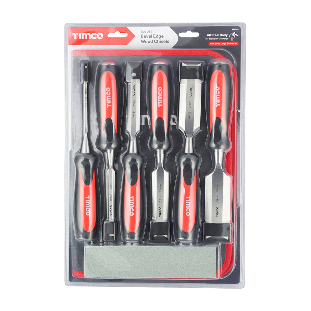 Bevel Edge Wood Chisel Set | 7pcs additional image 4