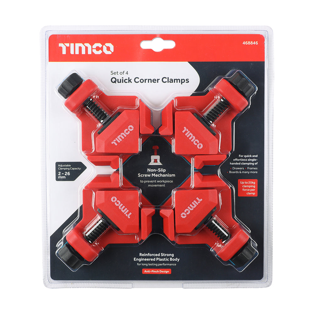 Quick Corner Clamp Set | 4pcs additional image 2