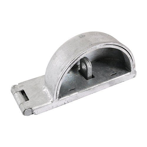 Padlock Protection Bar - Heavy Duty - Left - Hot Dipped Galvanised | 7 1/2" | Bag | 1 Each | 472582 additional image 2