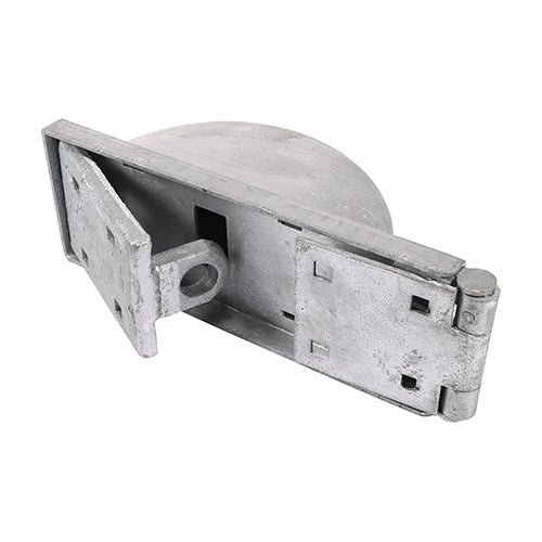Padlock Protection Bar - Heavy Duty - Left - Hot Dipped Galvanised | 7 1/2" | Bag | 1 Each | 472582 additional image 3