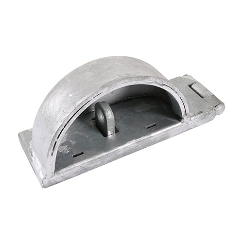 Padlock Protection Bar - Heavy Duty - Right - Hot Dipped Galvanised | 7 1/2" | Bag | 1 Each | 472951 additional image 2