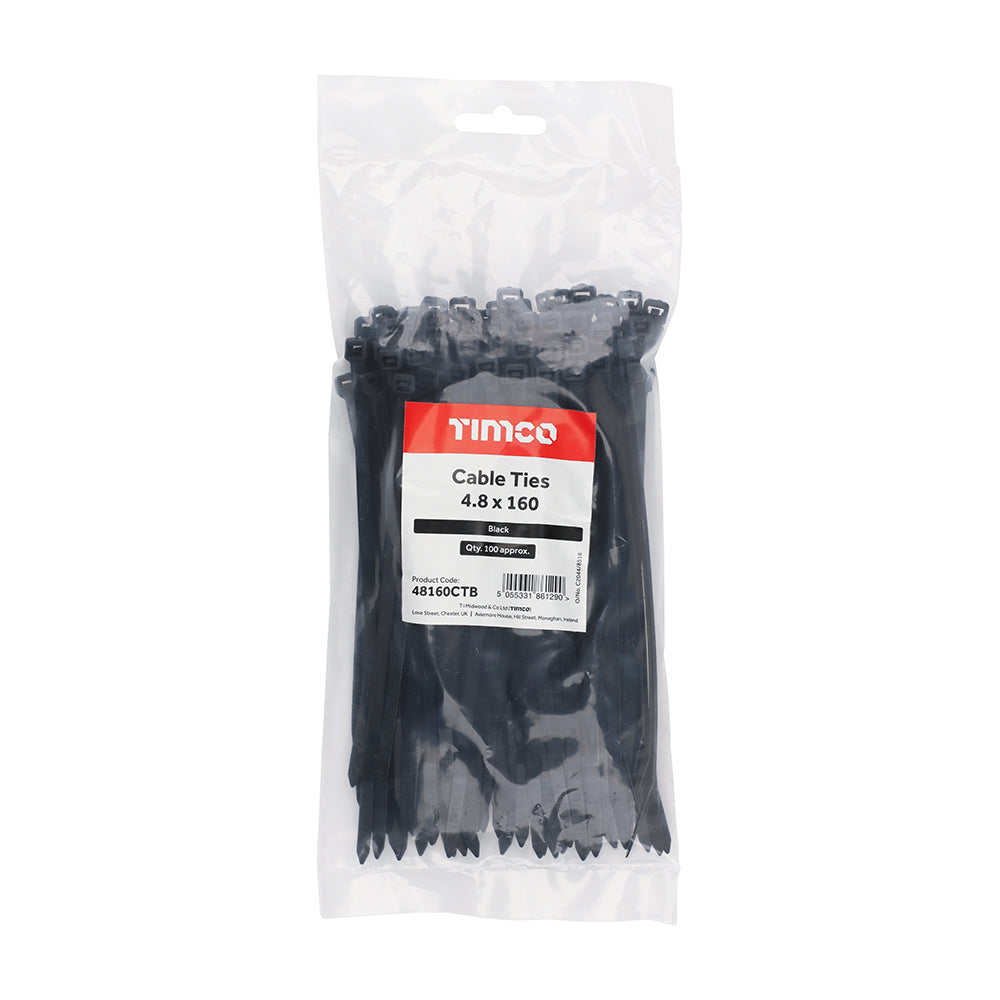Cable Ties - Black | 4.8 x 160 additional image 2