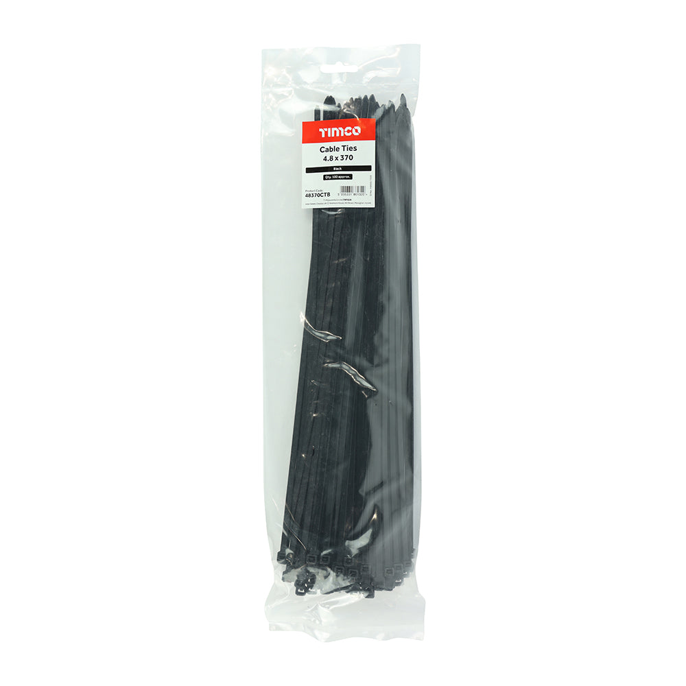 Cable Ties - Black | 4.8 x 370 additional image 2