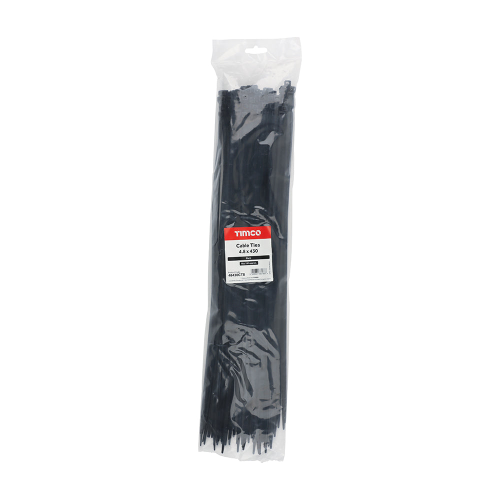 Cable Ties - Black | 4.8 x 430 additional image 2