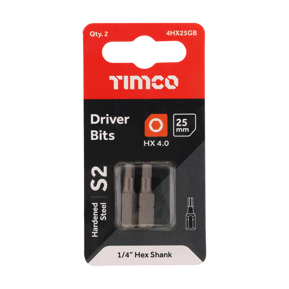 S2 Driver Bits - HX | 4.0 x 25 additional image 2