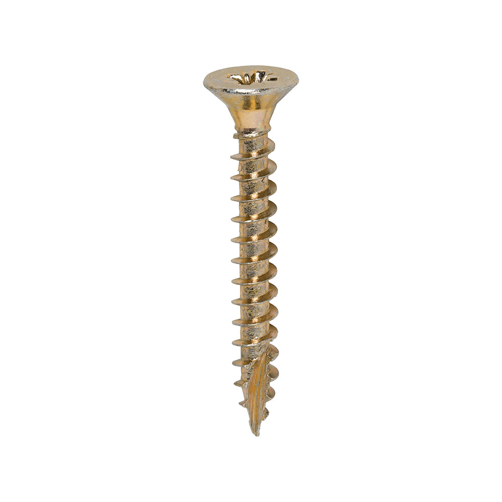 Classic Multi-Purpose Screws - PZ - Double Countersunk - Yellow | 5.0 x 40 product image