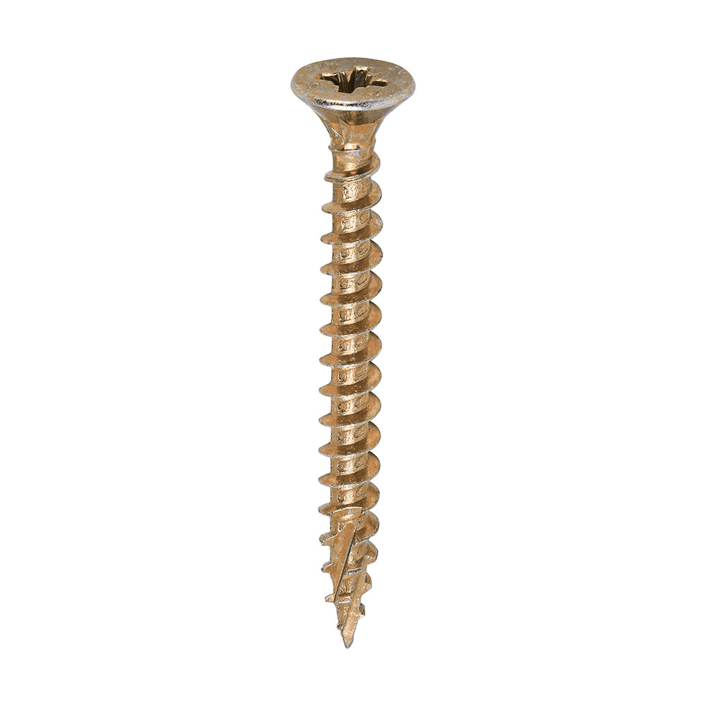 C2 Strong-Fix - PZ - Double Countersunk - Twin-Cut - Yellow | 5.0 x 50 | Industrial Pack additional image 2